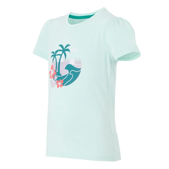 Regatta Childrens/Kids Bosley VIII Palm Tree T-Shirt (Icy Morn) - Image 3