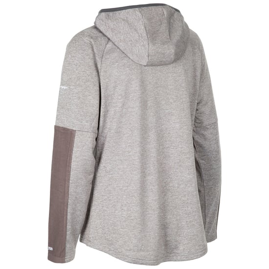 Trespass Womens/Ladies Trullo Melange AT200 Fleece Jacket (Grey Marl) - Image 2