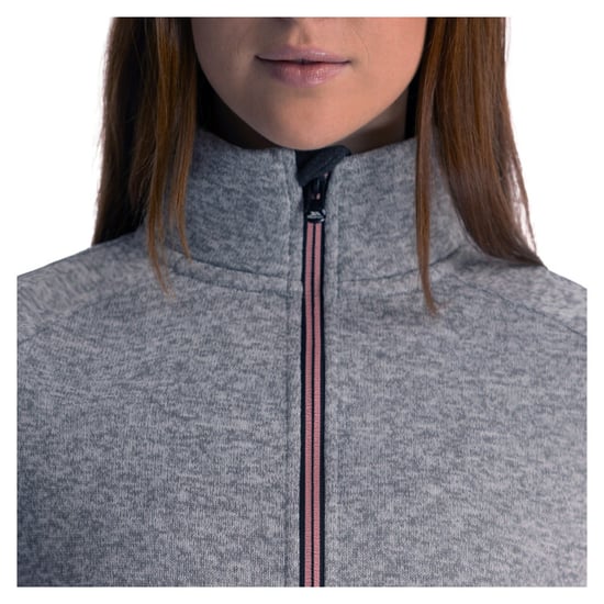 Trespass Womens/Ladies Toddy AT200 Fleece Jacket (Grey Marl) - Image 3