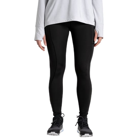 Craghoppers Womens/Ladies Kiwi Pro Plain Leggings (Black) - Image 1