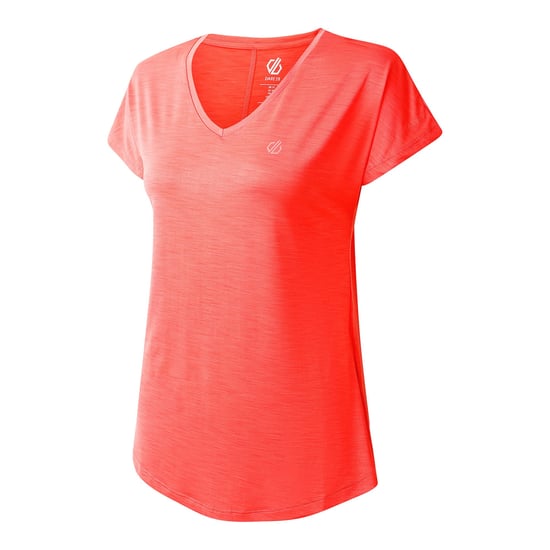 Dare 2B Womens/Ladies Vigilant Active T-Shirt (Peach Bloom) - Image 3