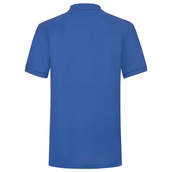 Fruit of the Loom Mens Heavyweight Polo Shirt (Royal Blue) - Image 2