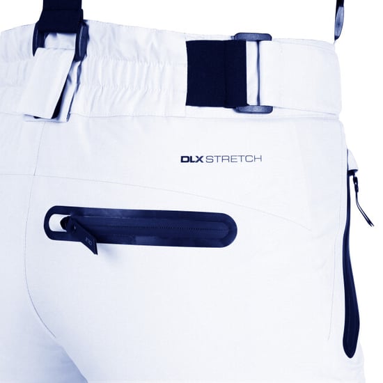 Womens/Ladies Marisol II DLX Waterproof Ski Trousers (White) - Image 3