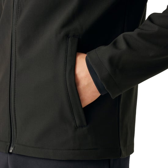 Regatta Classic Mens Water Repellent Softshell Jacket (Black) - Image 4