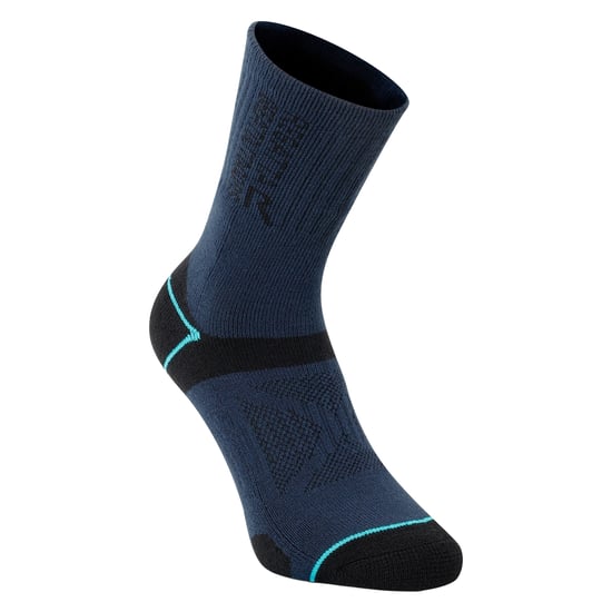 Regatta Womens/Ladies Blister Protection II Boot Socks (Navy/Aruba Blue) - Image 2