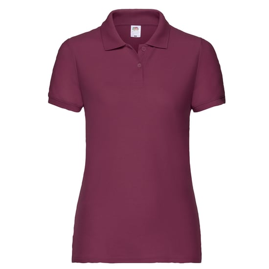 Fruit of the Loom Womens/Ladies Polo Shirt (Burgundy) - Image 1