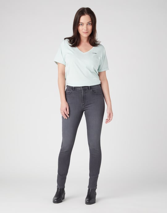Wrangler High Skinny Ashes Jeans - Image 4
