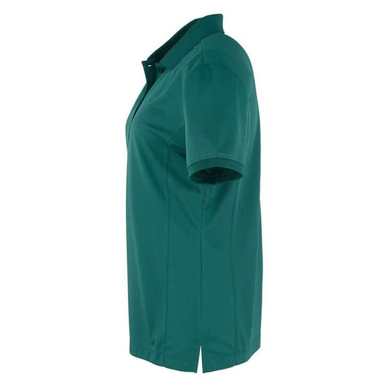 Premier Womens/Ladies Coolchecker Polo Shirt (Bottle Green) - Image 3