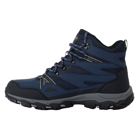 Regatta Mens Holcombe III Walking Boots (Navy/Dark Steel) - Image 3