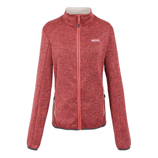 Regatta Womens/Ladies Newhill II Full Zip Fleece Jacket (Peach Bloom/Light Vanilla) - Image 1
