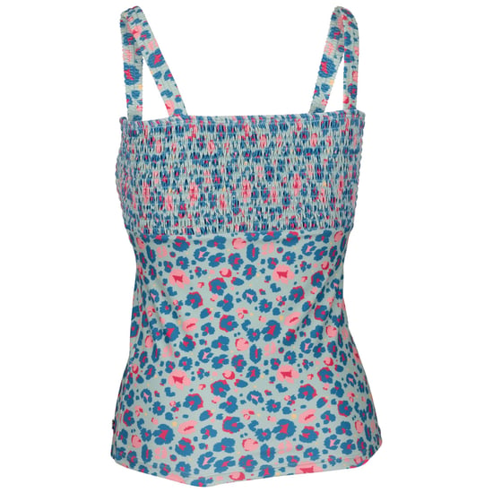 Trespass Womens/Ladies Annabel Leopard Print Swim Top (Light Sage) - Image 2