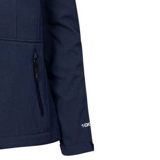Womens/Ladies Christine DLX Soft Shell Jacket (Navy Marl) - Image 3
