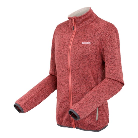 Regatta Womens/Ladies Newhill II Full Zip Fleece Jacket (Peach Bloom/Light Vanilla) - Image 3