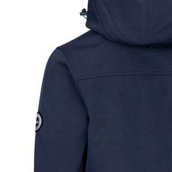 Womens/Ladies Christine DLX Soft Shell Jacket (Navy Marl) - Image 4