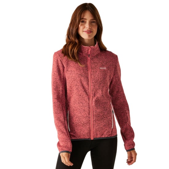 Regatta Womens/Ladies Newhill II Full Zip Fleece Jacket (Peach Bloom/Light Vanilla) - Image 4