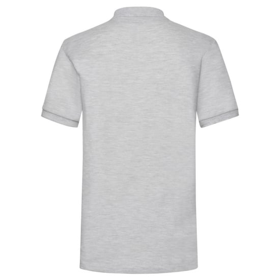Fruit of the Loom Mens Heavyweight Polo Shirt (Heather Grey) - Image 2