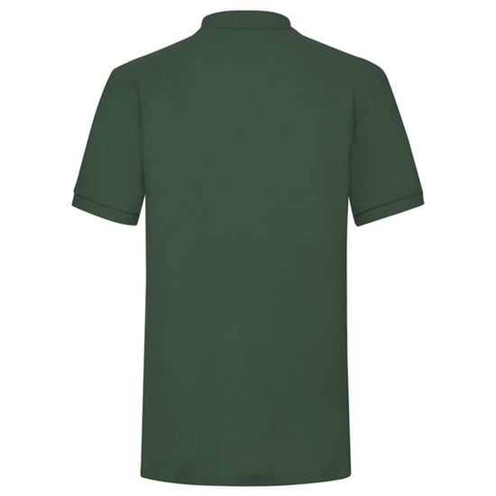 Fruit of the Loom Mens Heavyweight Polo Shirt (Bottle Green) - Image 2