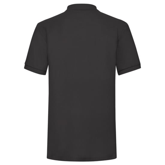 Fruit of the Loom Mens Heavyweight Polo Shirt (Black) - Image 3