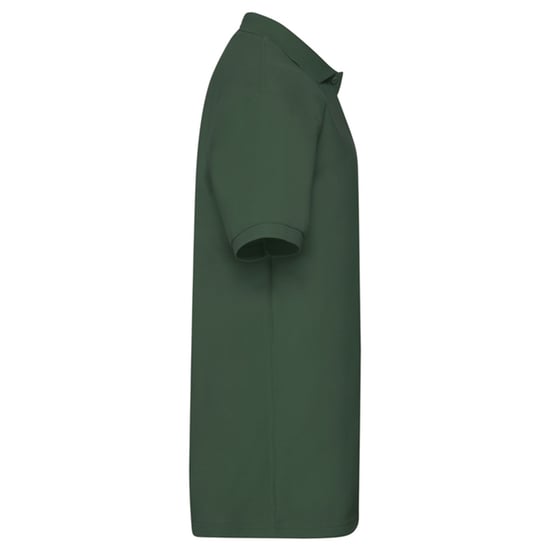 Fruit of the Loom Mens Heavyweight Polo Shirt (Bottle Green) - Image 3