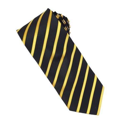 Premier Stripe Sports Tie (Black/Gold) - Image 2