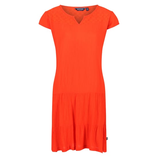 Regatta Womens/Ladies Reanna Tiered Casual Dress (Crayon) - Image 1