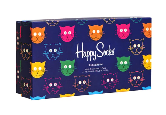 Happy Socks - Caja de regalo de calcetines divertidos de gato - Gato - Image 2