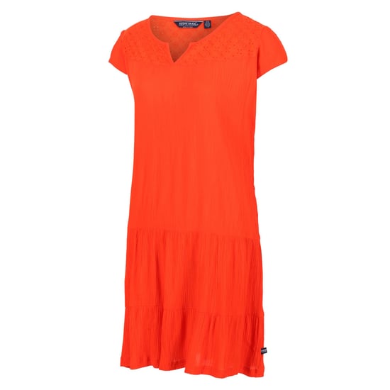 Regatta Womens/Ladies Reanna Tiered Casual Dress (Crayon) - Image 4
