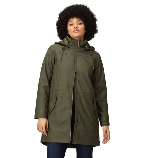 Regatta Womens/Ladies Fantine Baffled Padded Jacket (Dark Khaki) - Image 4