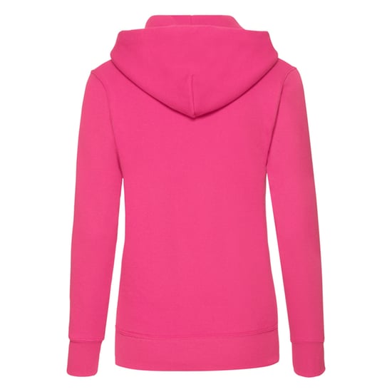 Fruit of the Loom Womens/Ladies Classic Hoodie (Fuchsia) - Image 2