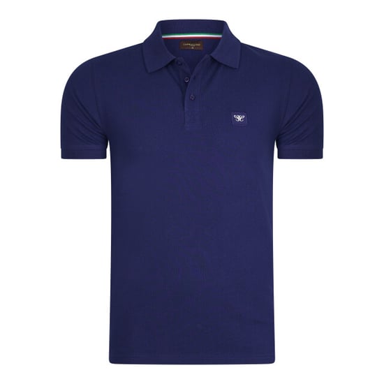 Cappuccino Italia Polo SS Polo Liso Piqué Azul - Image 1