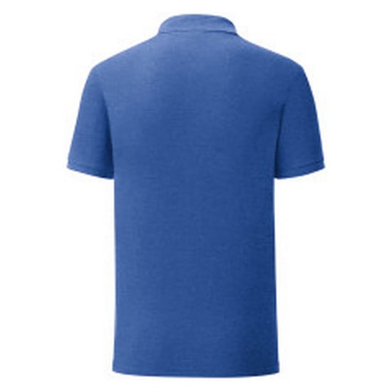Fruit Of The Loom Mens Iconic Polo Shirt (Royal Blue Heather) - Image 2