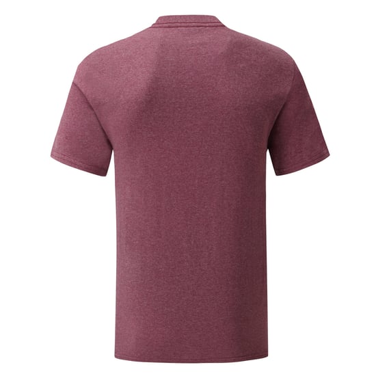 Fruit of the Loom Unisex Adult Iconic Heather T-Shirt (Heather Burgundy) - Image 2