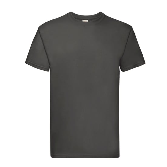 Fruit of the Loom Unisex Adult Super Premium T-Shirt (Light Graphite Solid) - Image 1
