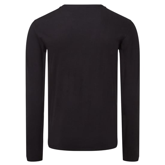 Fruit of the Loom Unisex Adult Iconic Long-Sleeved T-Shirt (Black) - Image 2