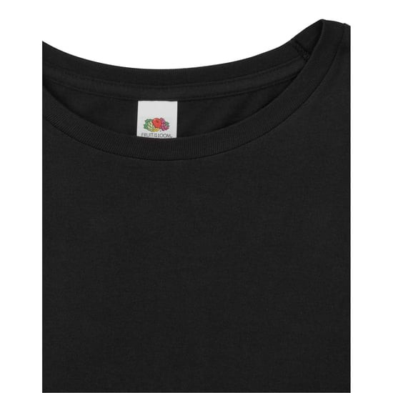 Fruit of the Loom Unisex Adult Iconic Long-Sleeved T-Shirt (Black) - Image 3