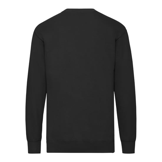 Fruit of the Loom Unisex Adult Lightweight Set-in Sweatshirt (Black) - Image 2