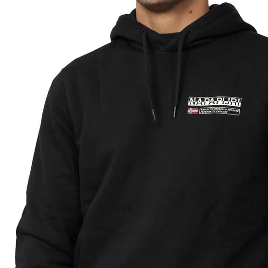 Napapijri Sudaderas con capucha B-Kasba H Wint Hoodie Negro - Image 3