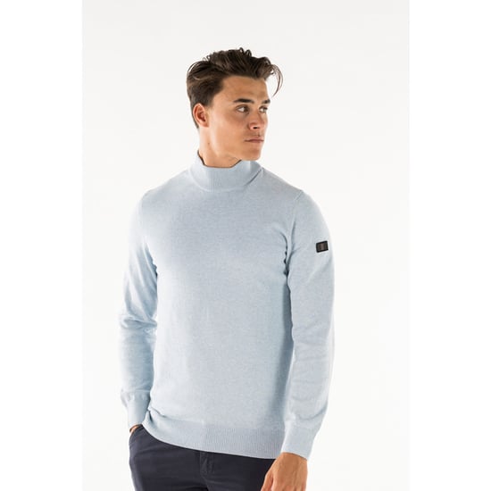 Presly & Sun Jersey Jordan Mock Turtle Pullover Azul - Image 2