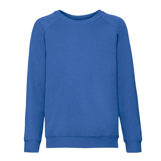 Fruit of the Loom Childrens/Kids Classic Raglan Sweatshirt (Royal Blue) - Image 1
