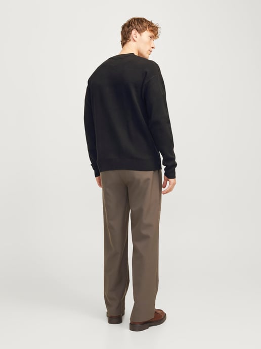 Jack & Jones Bradfort Knit Crew Neck Negro - Image 3