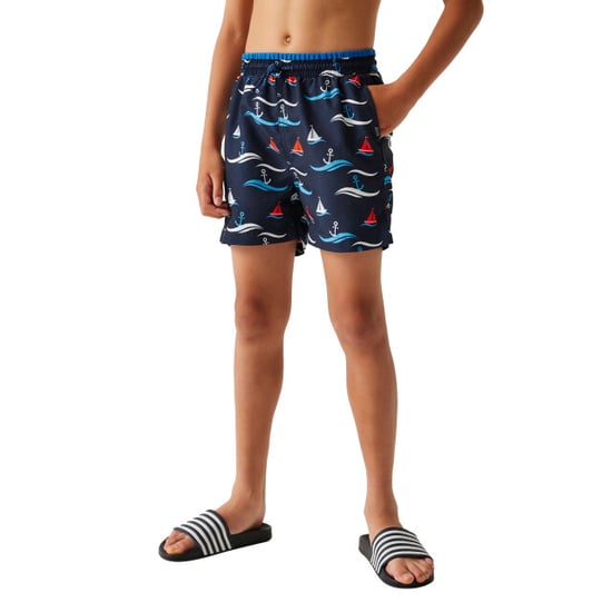 Regatta Boys Skander III Boat Swim Shorts (Navy) - Image 4