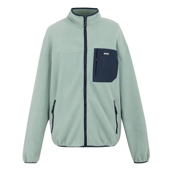 Regatta Mens Frankie Full Zip Fleece Jacket (Glacier/Navy) - Image 1