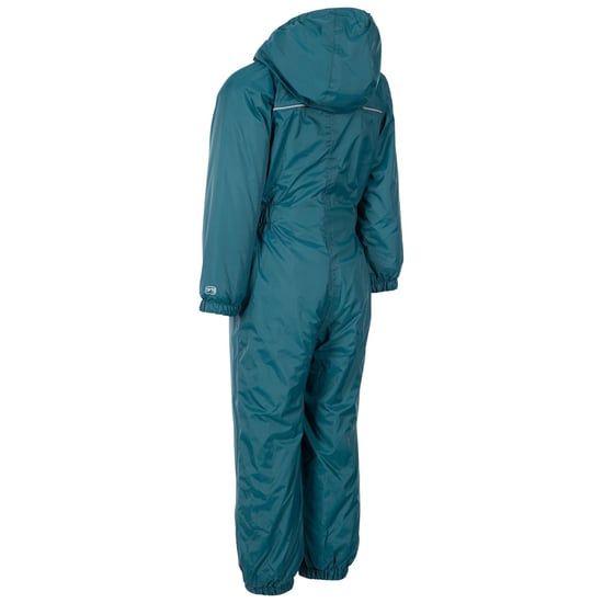 Trespass Kids Unisex Dripdrop Padded Waterproof Rain Suit (Teal) - Image 2