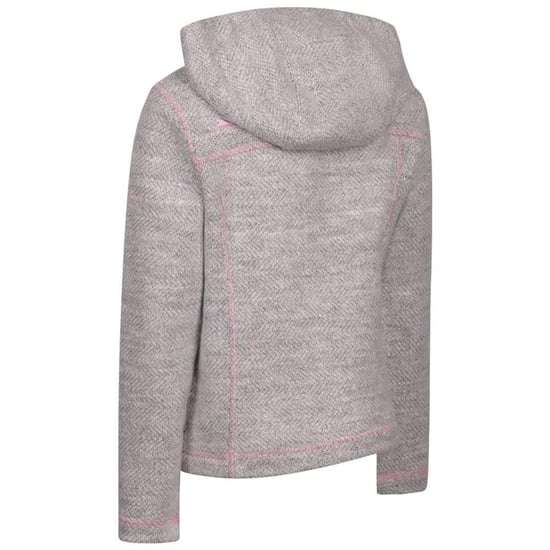 Trespass Womens/Ladies Shawna Fleece Full Zip Hoodie (White/Pink) - Image 2