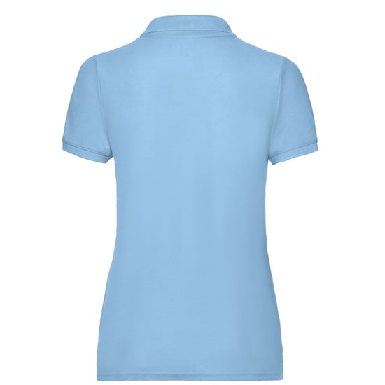 Fruit of the Loom Womens/Ladies Polo Shirt (Sky Blue) - Image 2