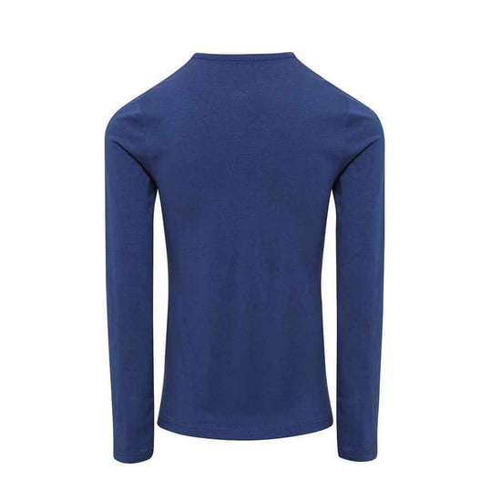 Premier Womens/Ladies Long John Roll Sleeve T-Shirt (Indigo) - Image 2