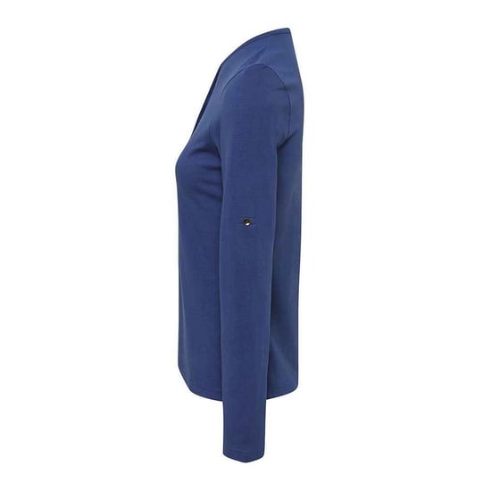 Premier Womens/Ladies Long John Roll Sleeve T-Shirt (Indigo) - Image 3