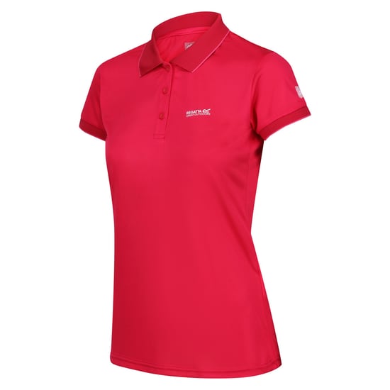Regatta Womens/Ladies Remex II Polo Neck T-Shirt (Pink Potion Solid) - Image 3