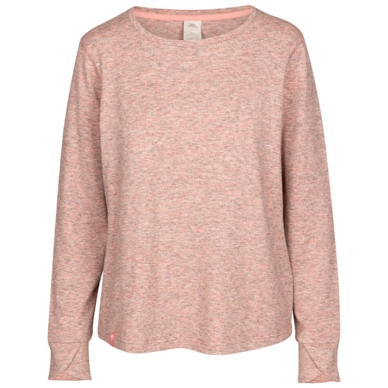Trespass Womens/Ladies Rina Marl Long-Sleeved Top (Pink Shell) - Image 1