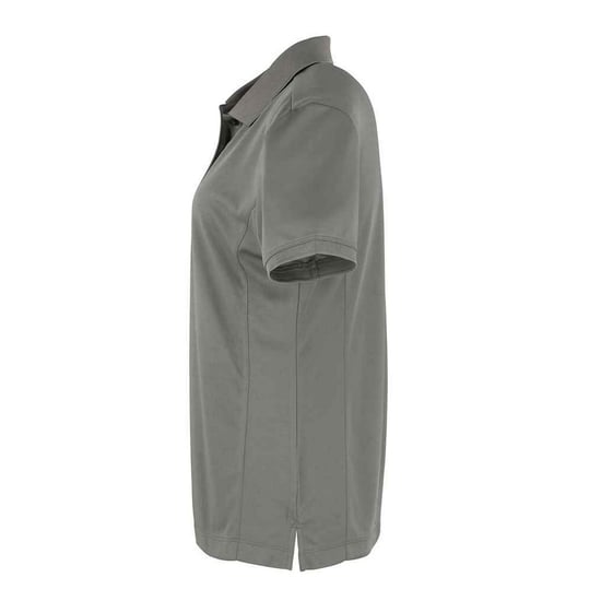 Premier Womens/Ladies Coolchecker Polo Shirt (Dark Grey) - Image 3